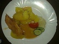 Americky kureci platek, brambory, obloha